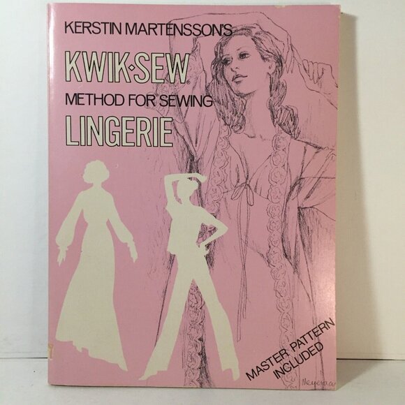 Kwik Sew Method for Sewing Lingerie Book by Kerstin Martensson Vintage - Picture 1 of 5